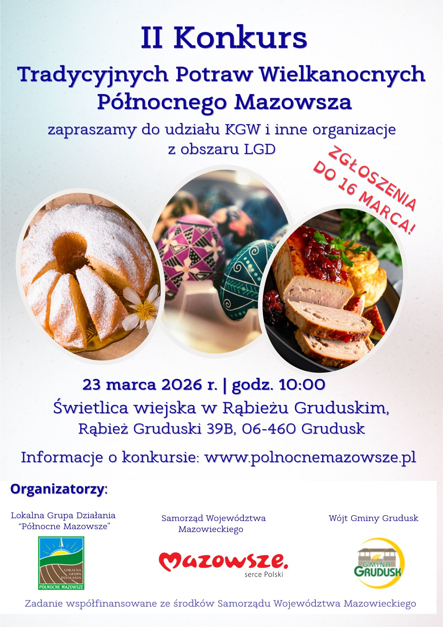 Konkurs Tradycyjnych Potraw Wielkanocnych Północnego Mazowsza