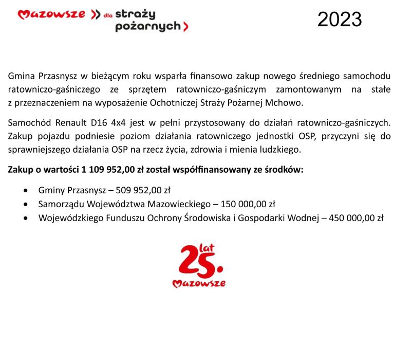 informacja samochód