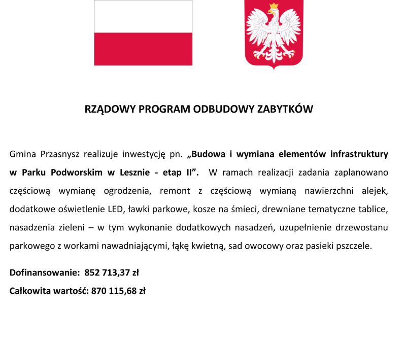 Park w Lesznie etap II